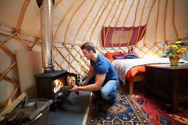 Furniture Inside Mongolian Ger / Yurt