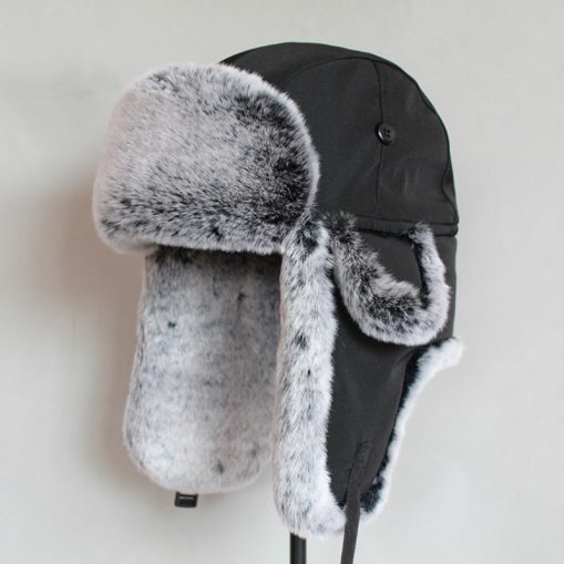 Winter Bomber Hat Faux Fur 1