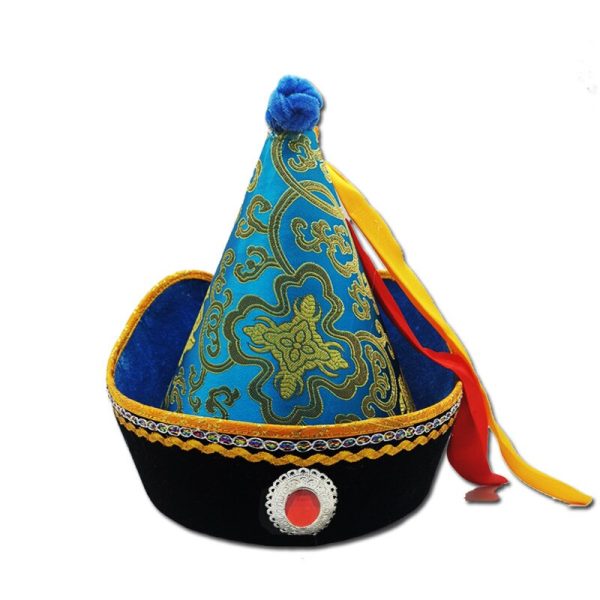 Steepletop Mongolian Hats For Adults Festival Performance 3