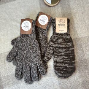 100% Natural HANDMADE Mongolian Yak Wool Gloves & Mittens