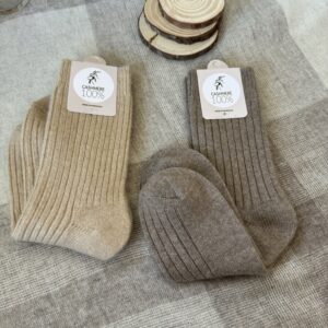 100% Natural HANDMADE Mongolian Cashmere Socks
