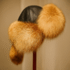 Handmade Eagle Hunter's Malakhai, Fox Fur Hat