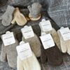 100% Natural HANDMADE Mongolian Sheep Wool Mittens