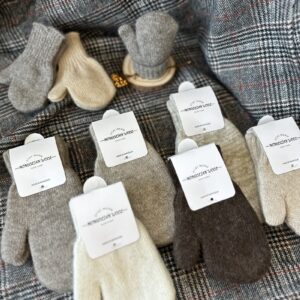 100% Natural HANDMADE Mongolian Sheep Wool Mittens