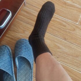100% Natural HANDMADE Mongolian Yak Wool Socks photo review