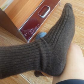 100% Natural HANDMADE Mongolian Yak Wool Socks photo review