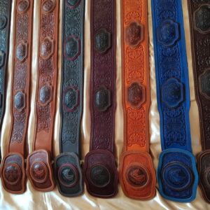 Mongolian Leather Belt