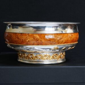100% Real Mongolian Silver Bowl